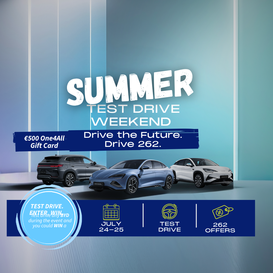 Finlay Motor Group, BYD Offer: Summer Test Drive Weekend
